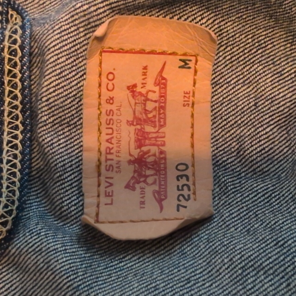 Levi's Trucker Jean Jacket Size M - Picture 10 of 12